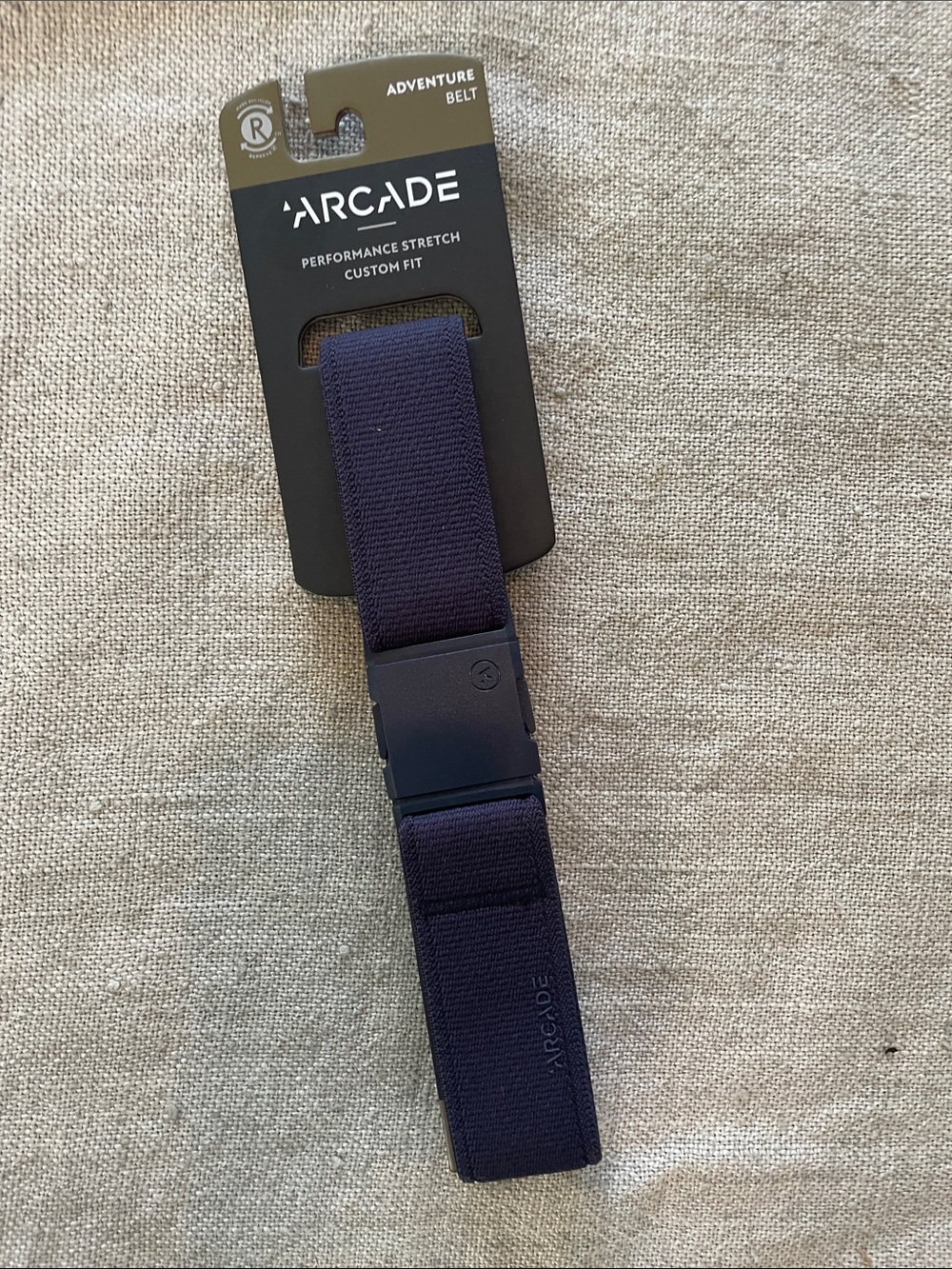 Arcade Men's Adventure Stretch Belt in Dark Navy